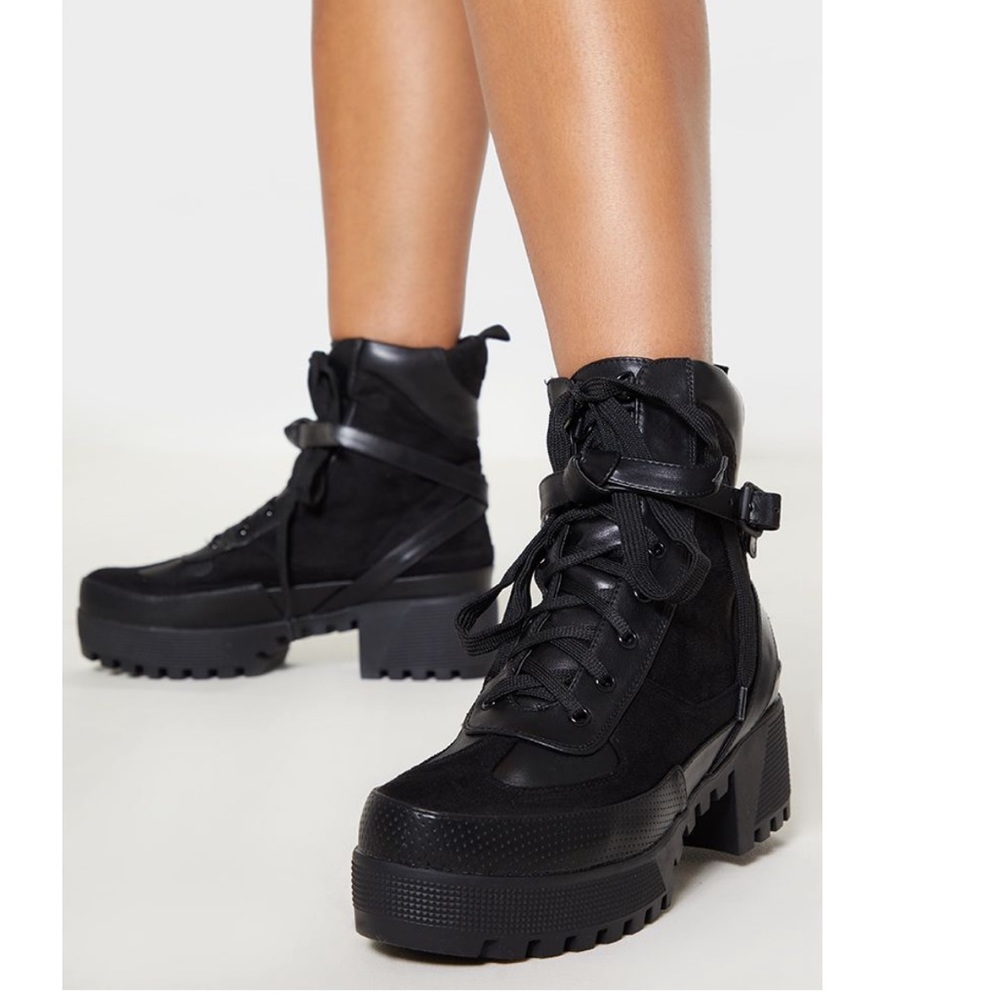 Black Biker/Combat Boots